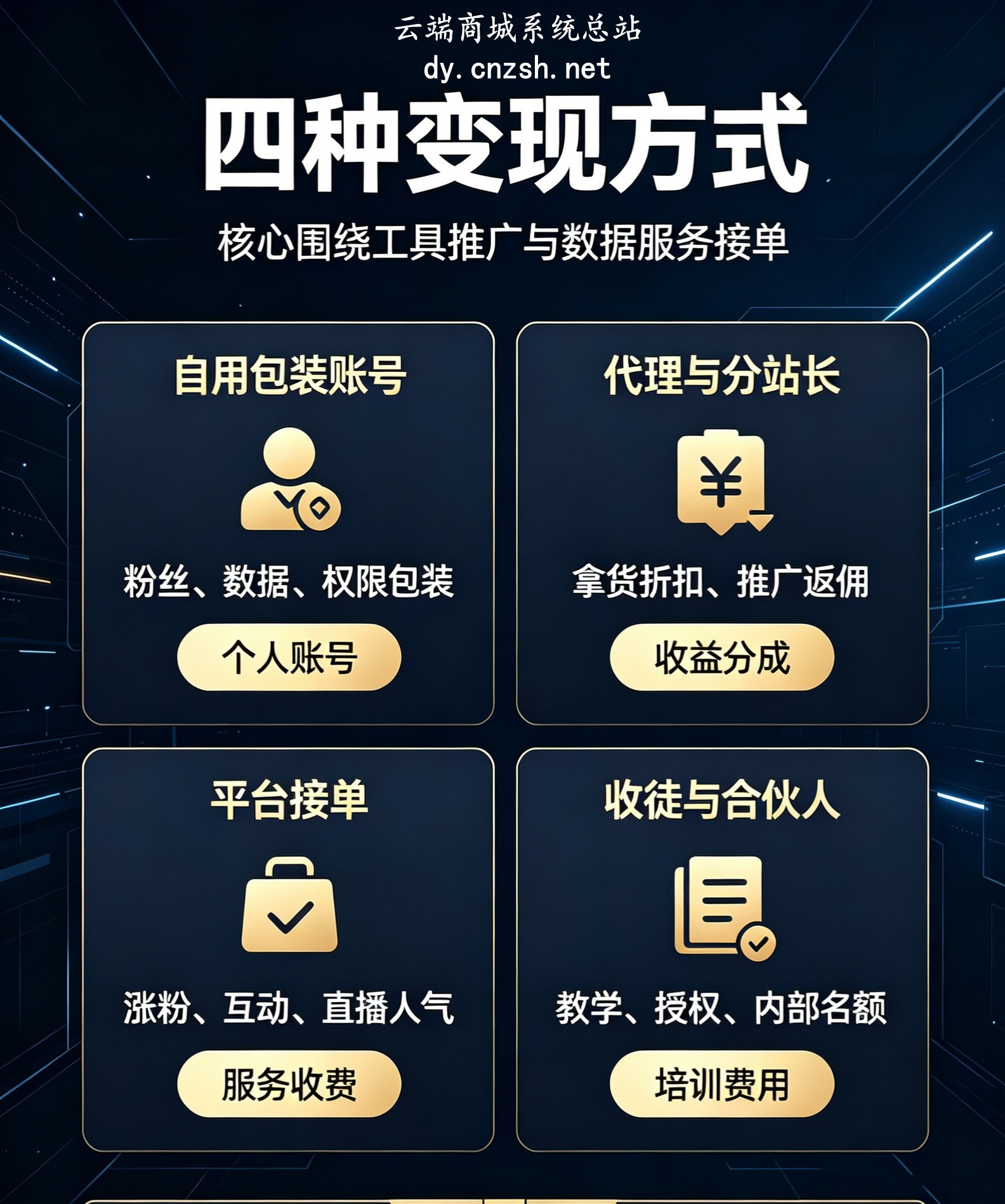 信息差红利之抖音黑科技挂人气涨粉点赞云端商城合伙人全套变现玩法(图4)